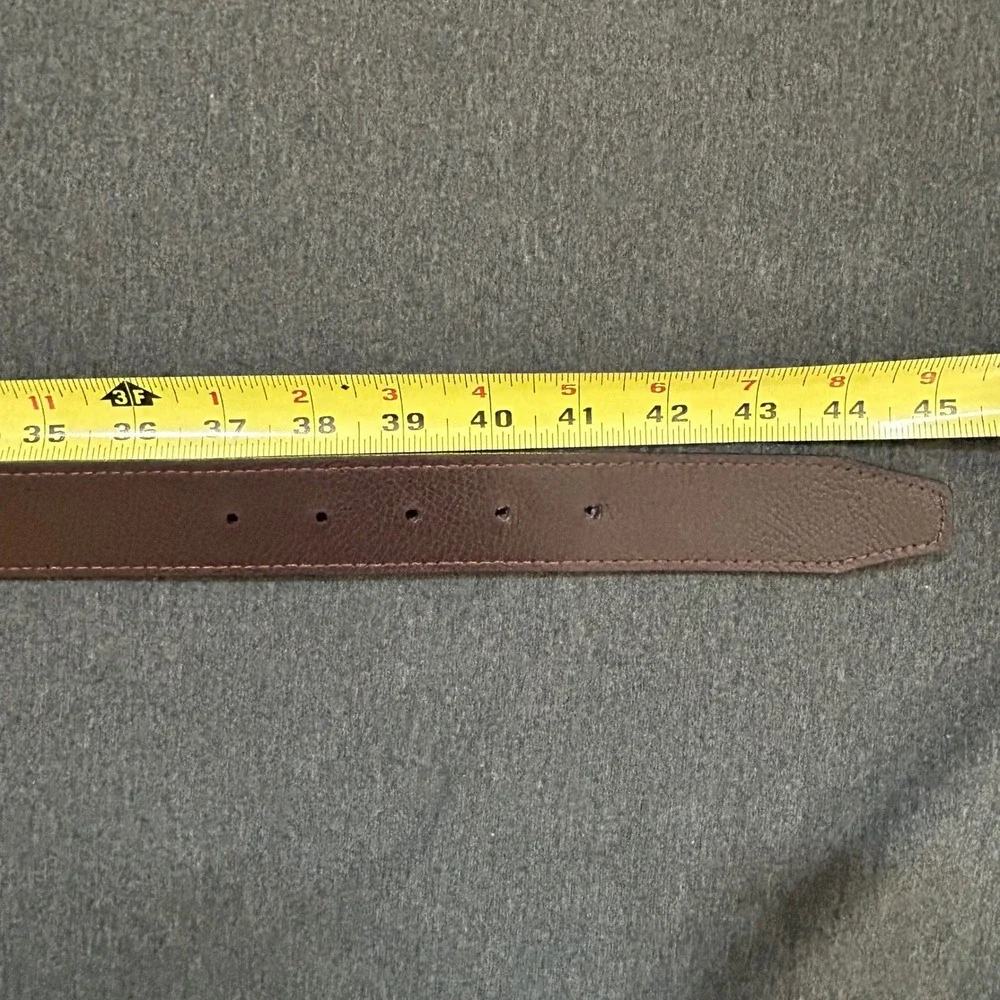 Nike Men's Leather Belt Size 40‎ Black/Brown Reversible Silver Buckle